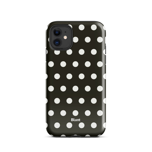 Noir Polka iPhone Case - Blunt Cases