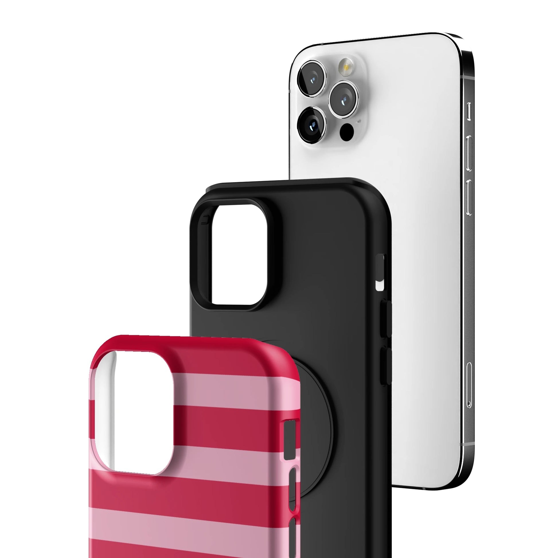 Cherry Stripe iPhone Case gallery - Iphone_12_Pro_3