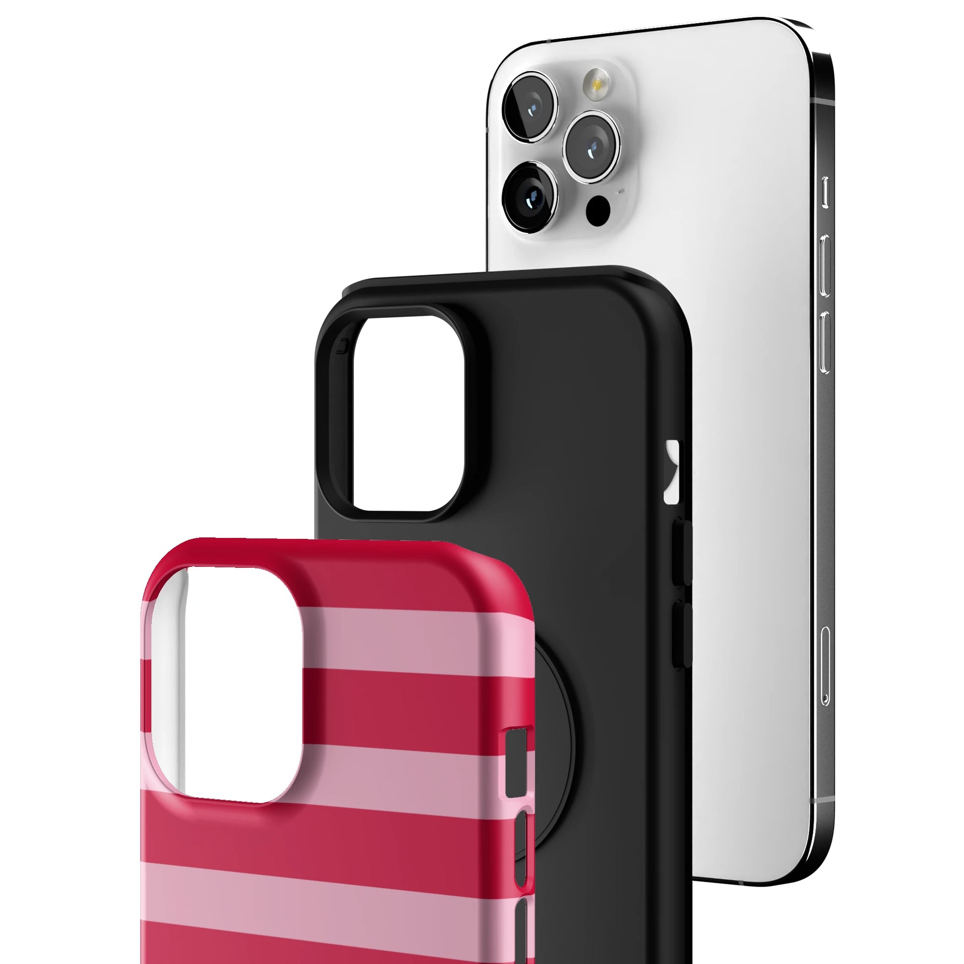 Cherry Stripe iPhone Case gallery - Iphone_12_Pro_Max_3