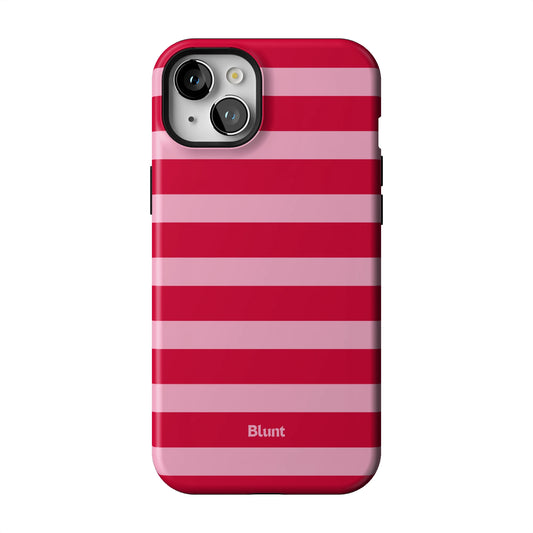 Cherry Stripe iPhone Case gallery - Iphone_15_Mini_Air_Plus_1