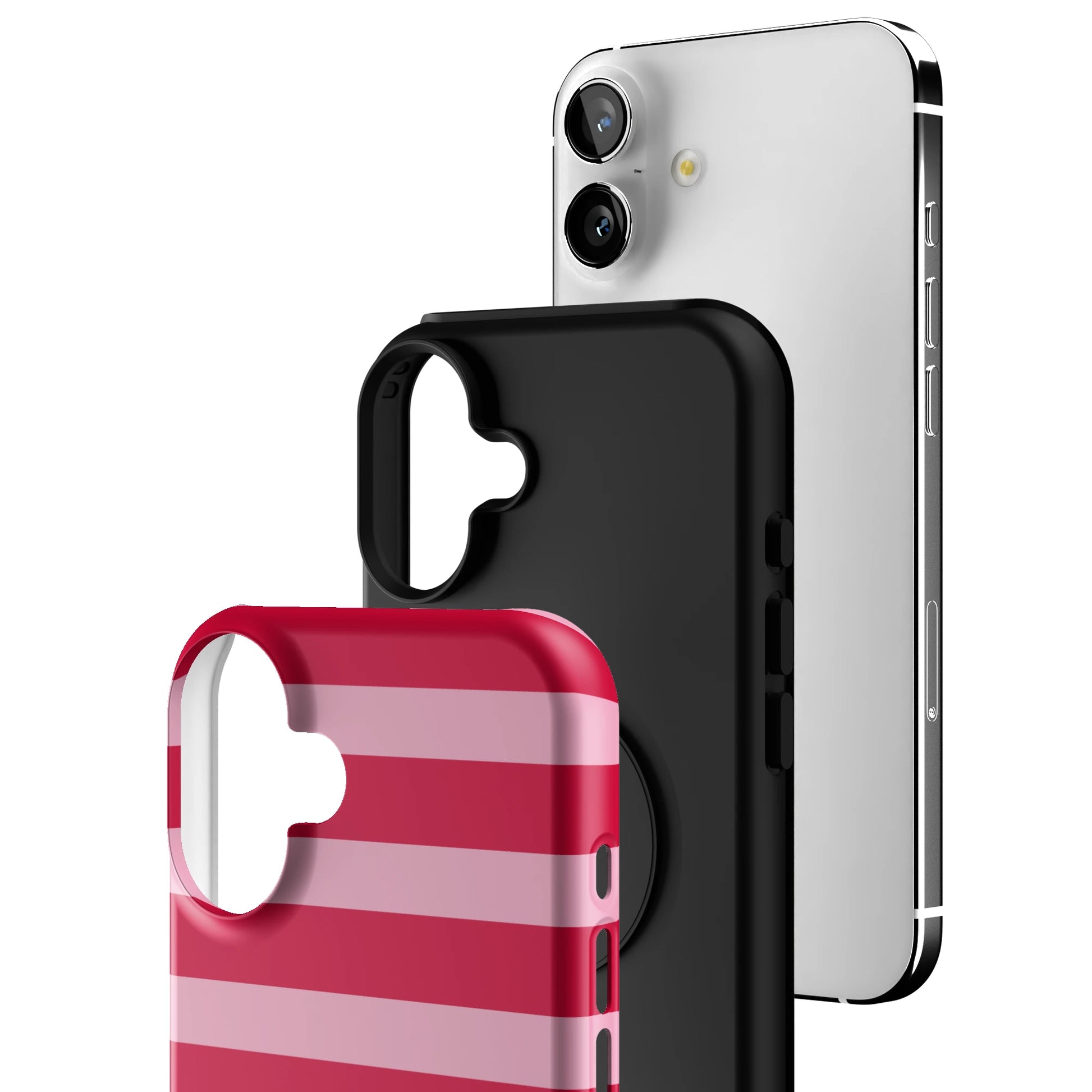 Cherry Stripe iPhone Case gallery - Iphone_16_Mini_Air_Plus_3