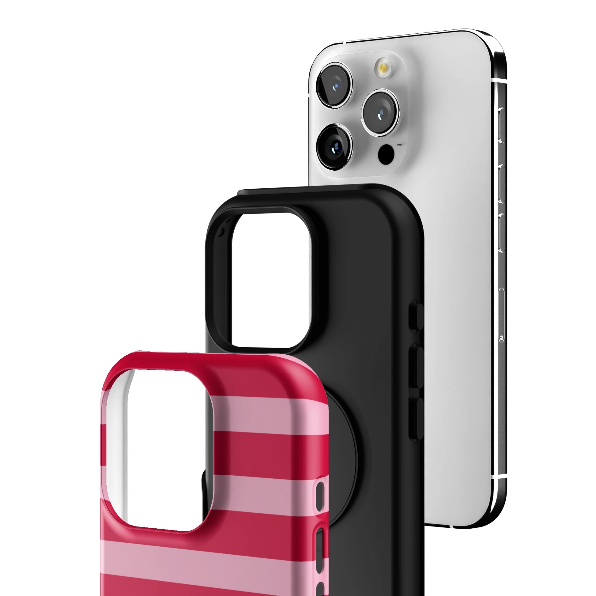 Cherry Stripe iPhone Case gallery - Iphone_16_Pro_3