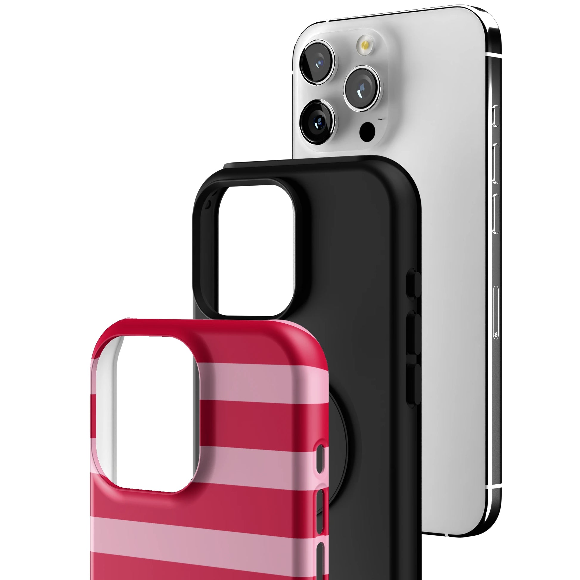 Cherry Stripe iPhone Case gallery - Iphone_16_Pro_Max_3