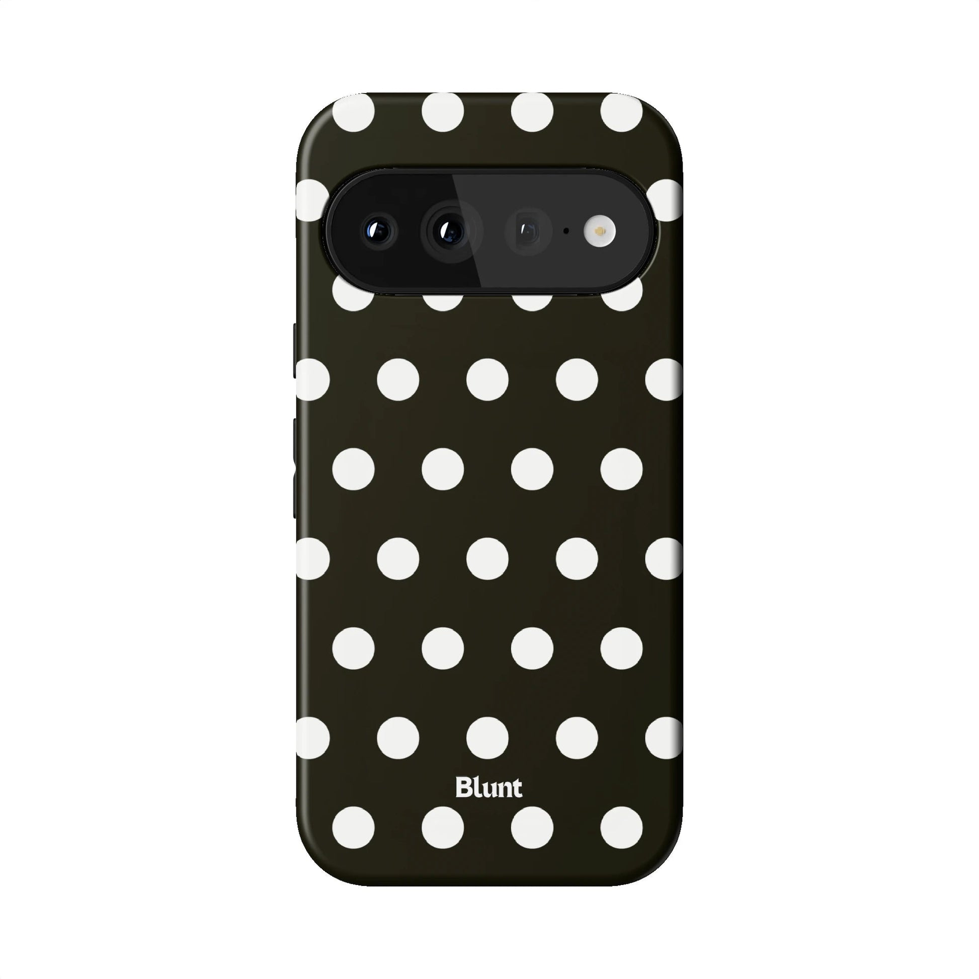 Noir Polka Pixel Case - Blunt Cases