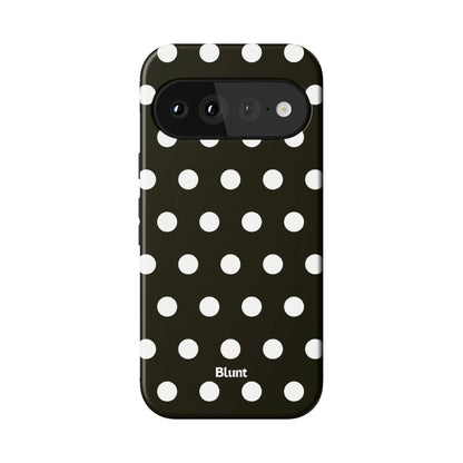 Noir Polka Pixel Case - Blunt Cases