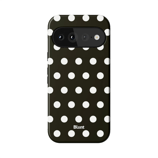 Noir Polka Pixel Case - Blunt Cases