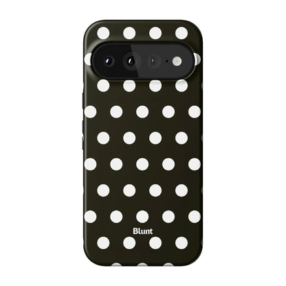 Noir Polka Pixel Case - Blunt Cases