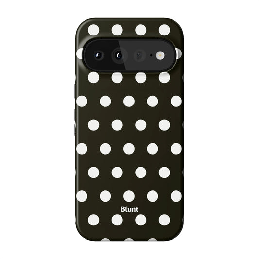Noir Polka Pixel Case - Blunt Cases