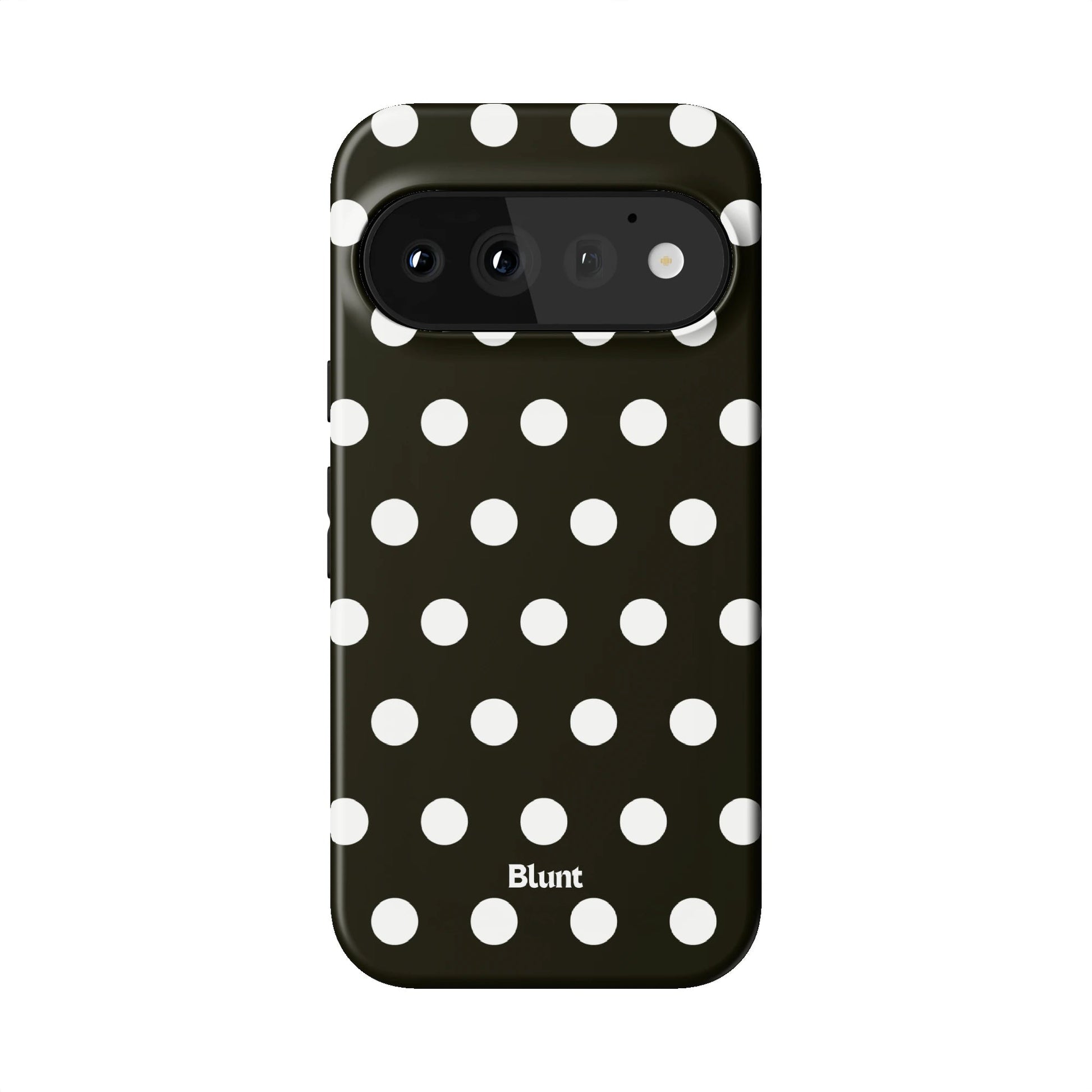 Noir Polka Pixel Case - Blunt Cases