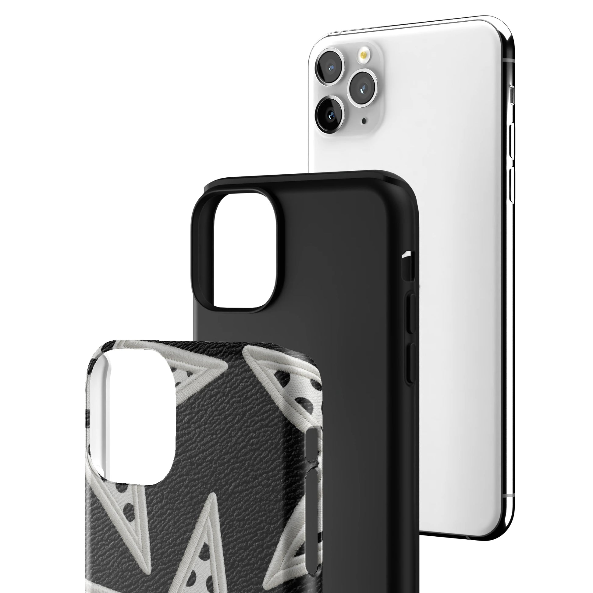 Noir Polka Star iPhone Case gallery - Iphone_11_Pro_Max_3
