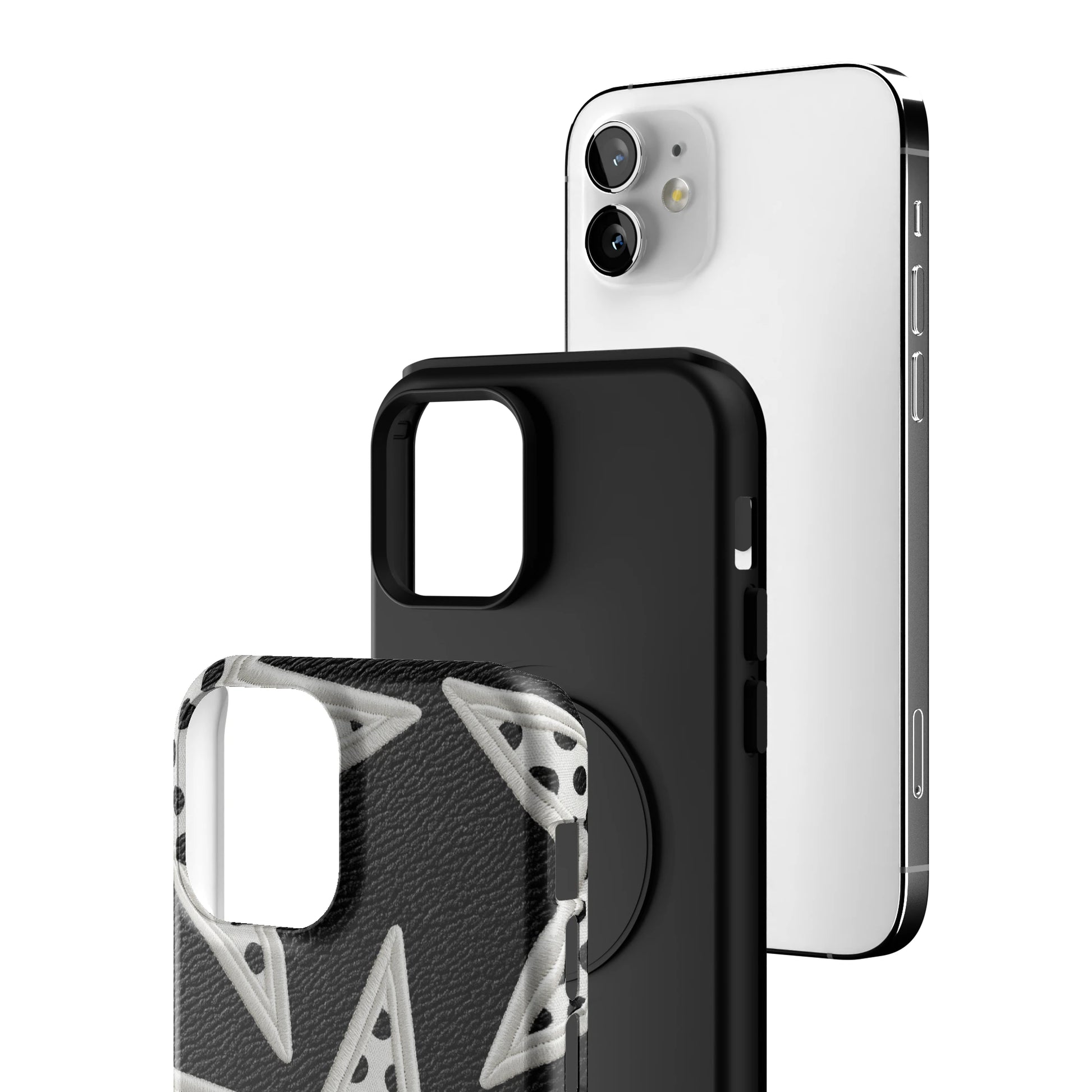 Noir Polka Star iPhone Case gallery - Iphone_12_Iphone_3