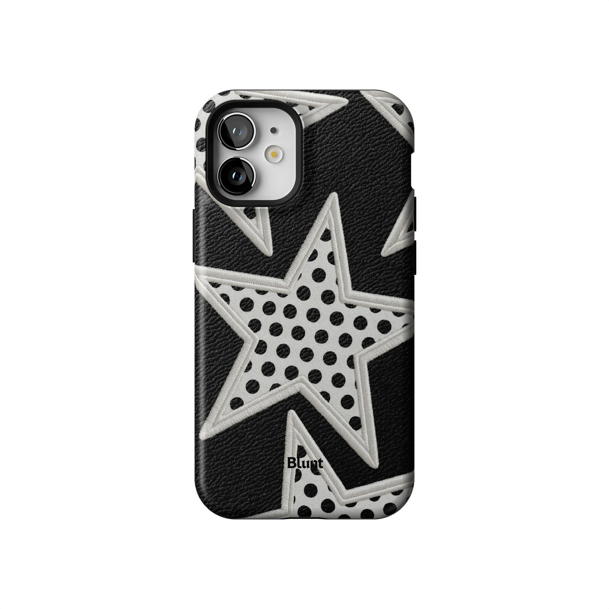Noir Polka Star iPhone Case gallery - Iphone_12_Mini_Air_Plus_1