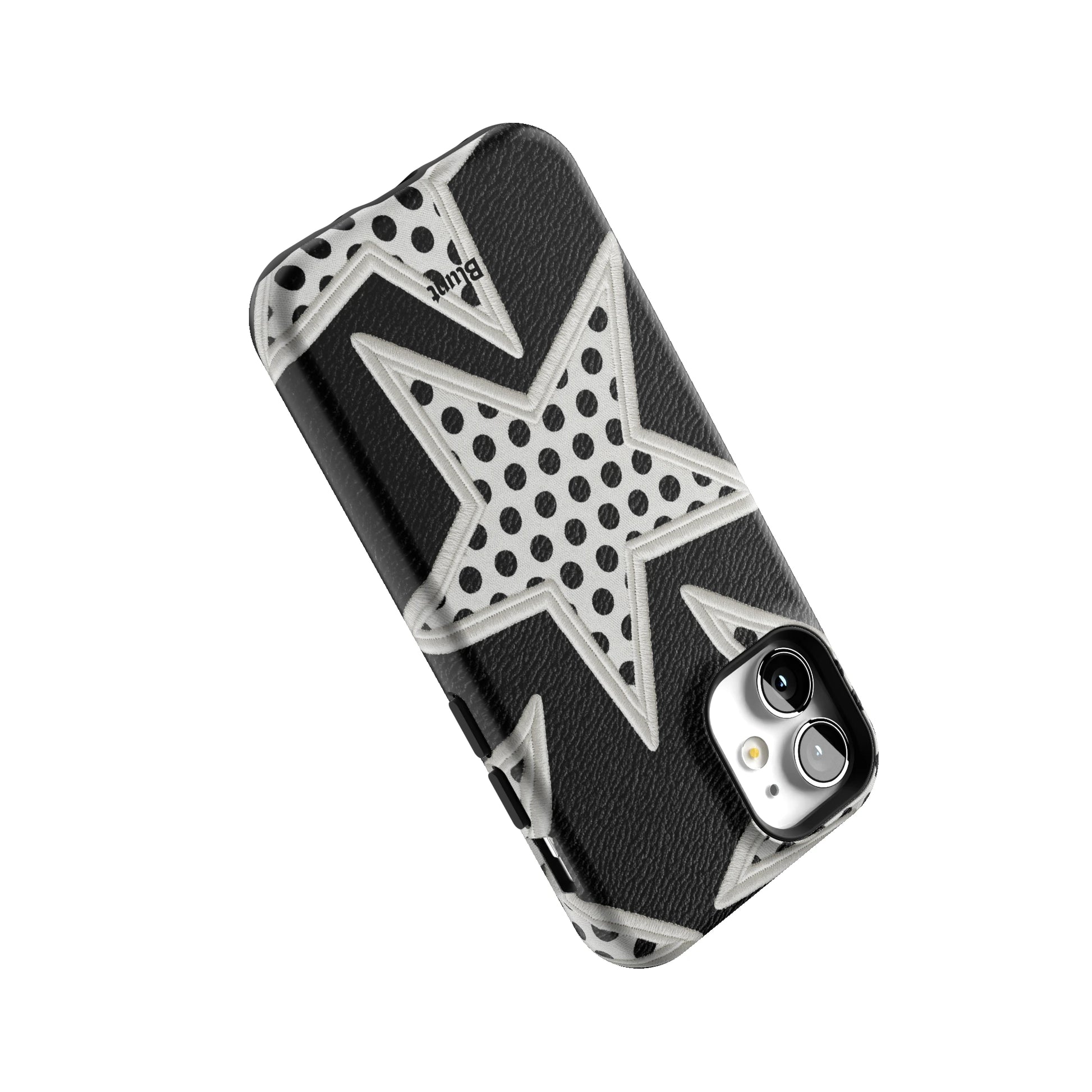 Noir Polka Star iPhone Case gallery - Iphone_12_Mini_Air_Plus_5