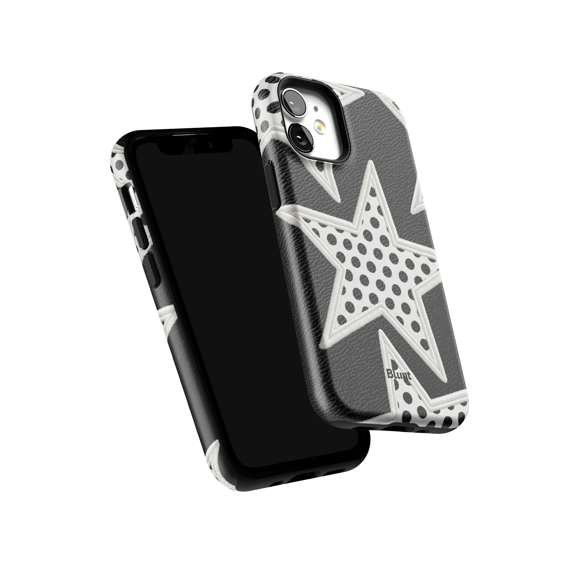 Noir Polka Star iPhone Case gallery - Iphone_12_Mini_Air_Plus_6