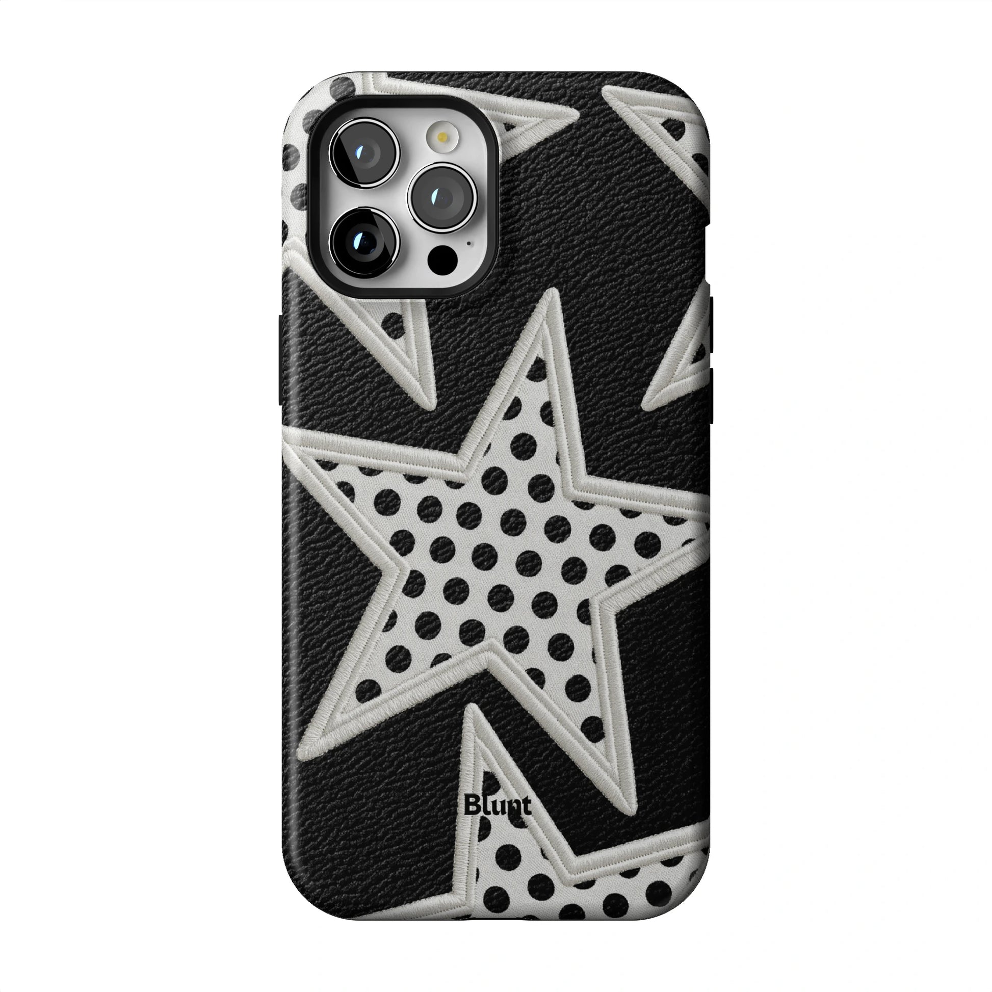 Noir Polka Star iPhone Case gallery - Iphone_12_Pro_Max_1