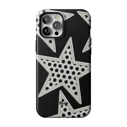 Noir Polka Star iPhone Case gallery - Iphone_12_Pro_Max_1