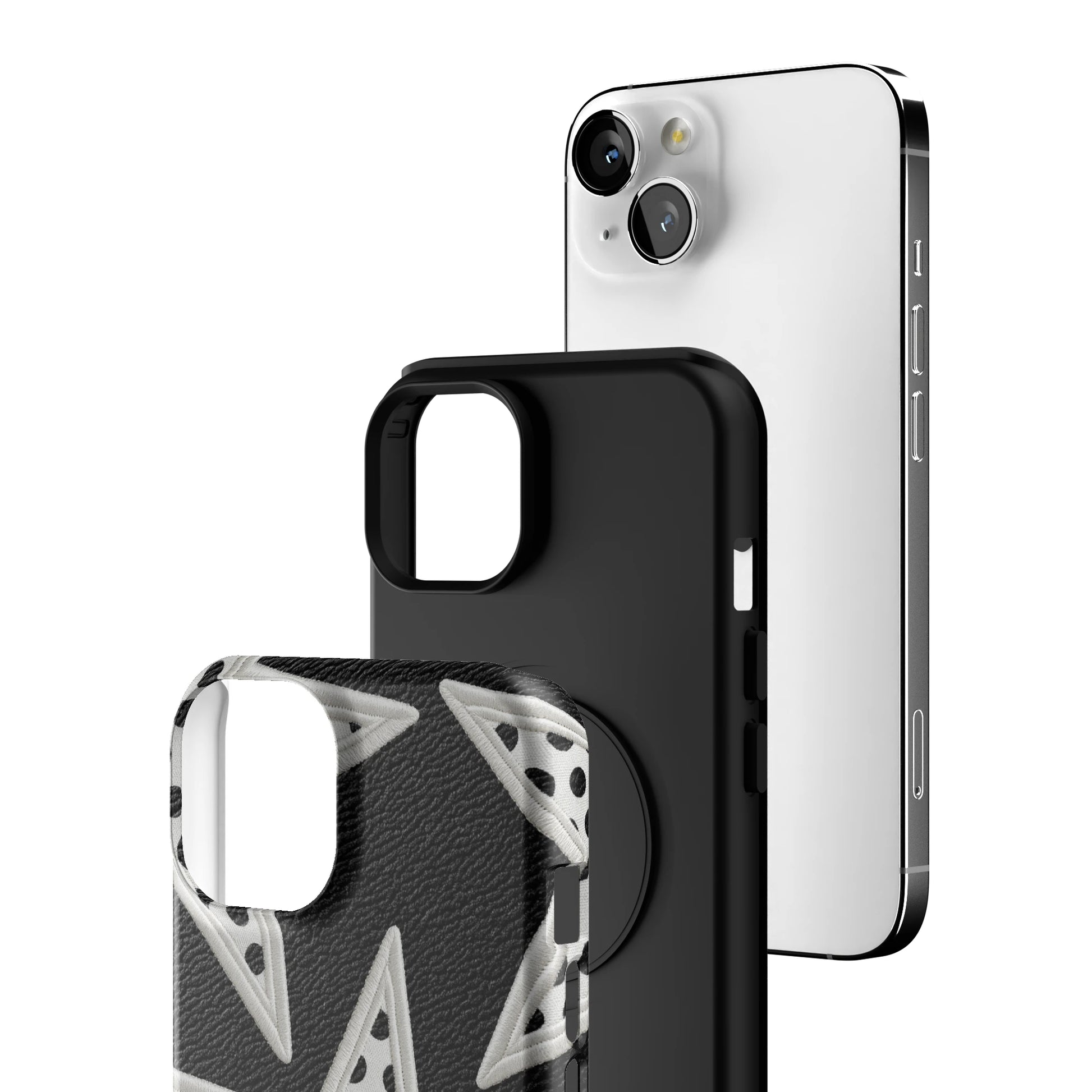 Noir Polka Star iPhone Case gallery - Iphone_13_Iphone_3