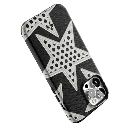 Noir Polka Star iPhone Case gallery - Iphone_13_Pro_Max_5