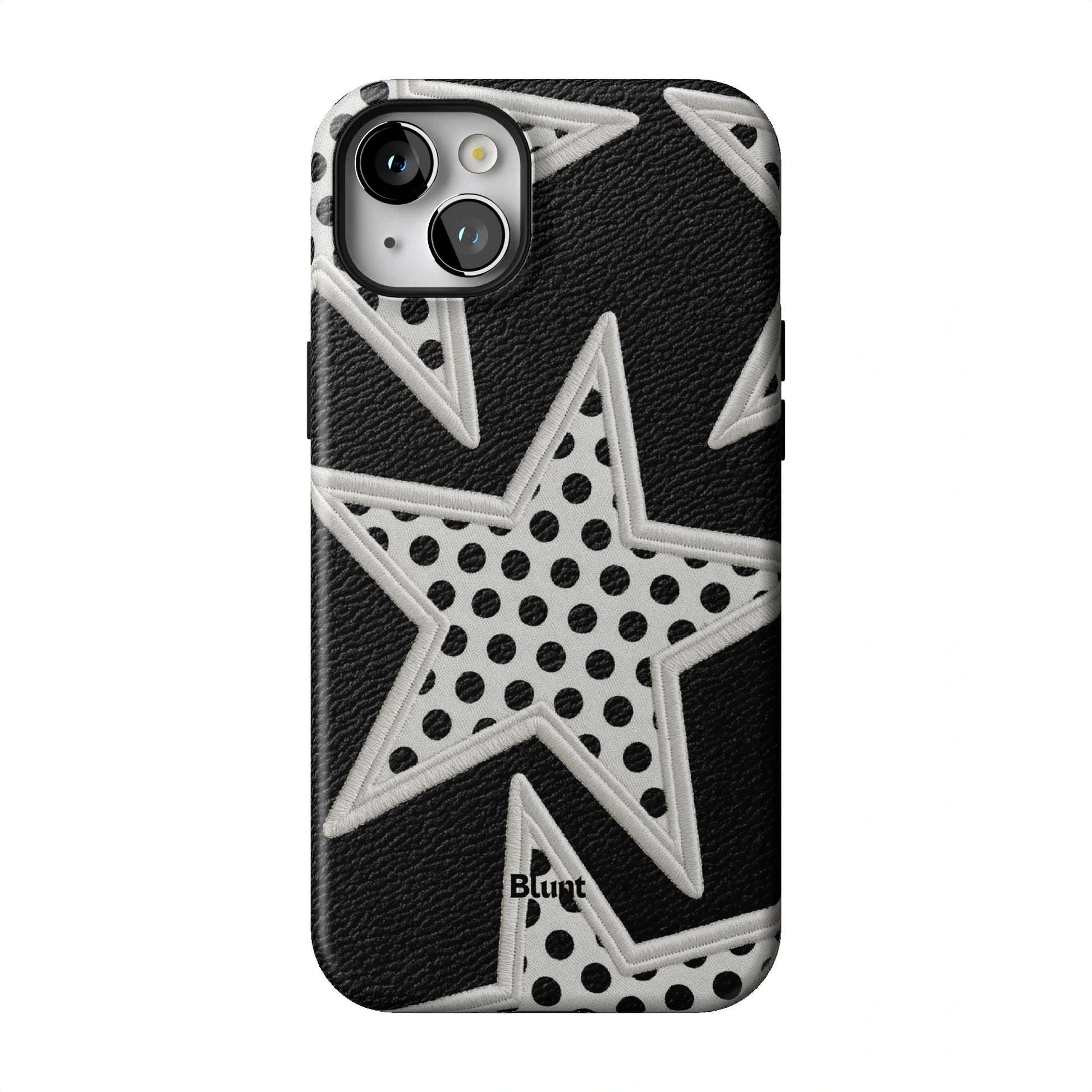 Noir Polka Star iPhone Case gallery - Iphone_14_Mini_Air_Plus_1
