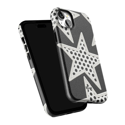 Noir Polka Star iPhone Case gallery - Iphone_14_Mini_Air_Plus_6