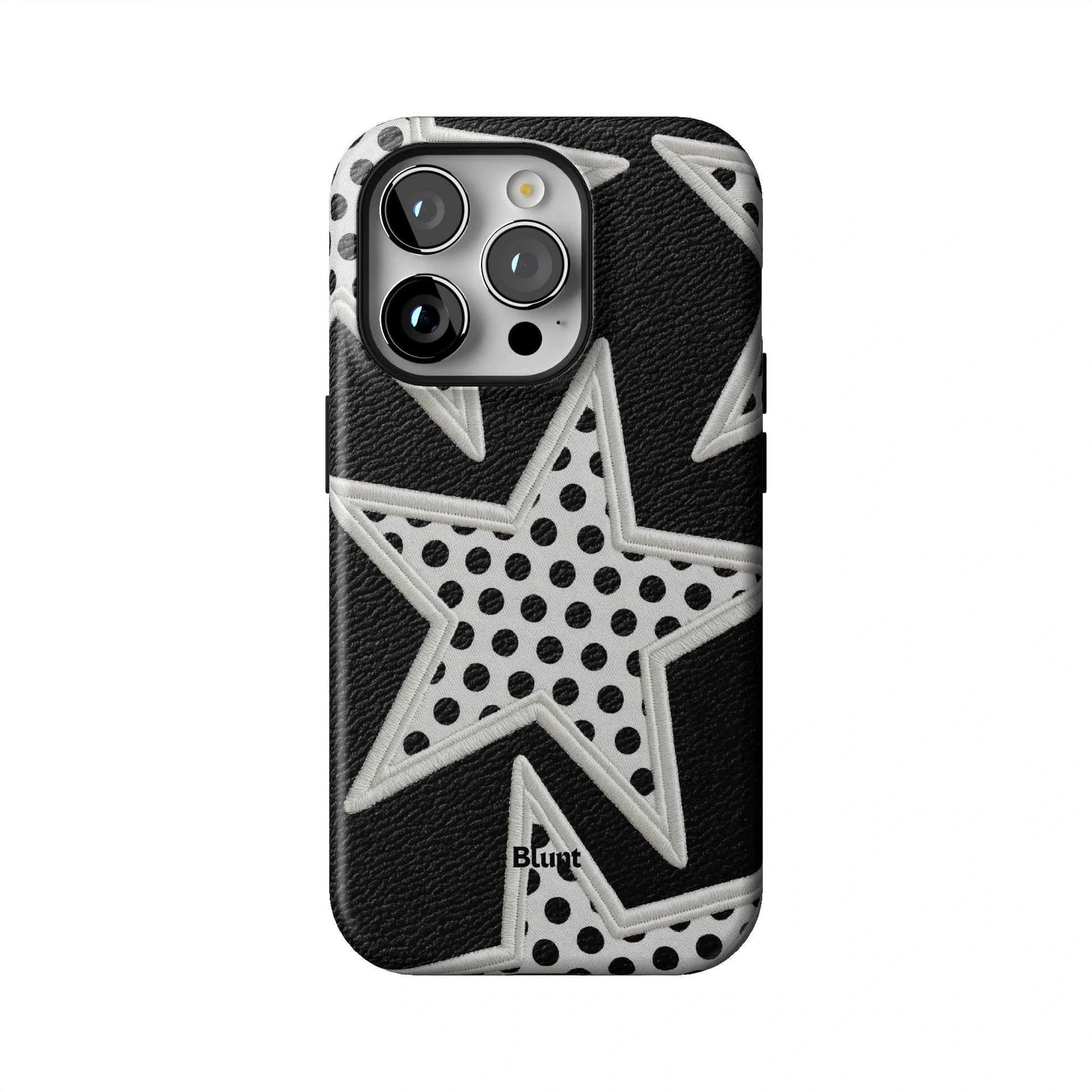 Noir Polka Star iPhone Case gallery - Iphone_14_Pro_1
