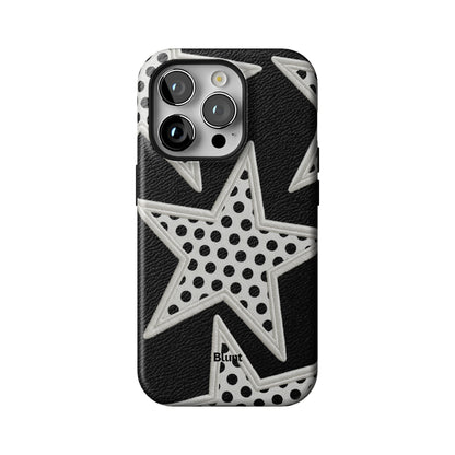 Noir Polka Star iPhone Case gallery - Iphone_14_Pro_1