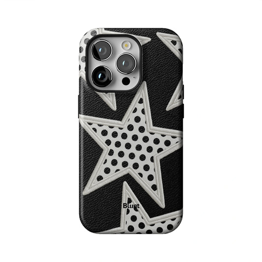 Noir Polka Star iPhone Case gallery - Iphone_14_Pro_1