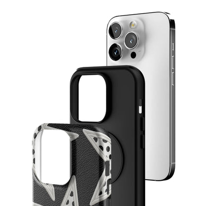 Noir Polka Star iPhone Case gallery - Iphone_14_Pro_3