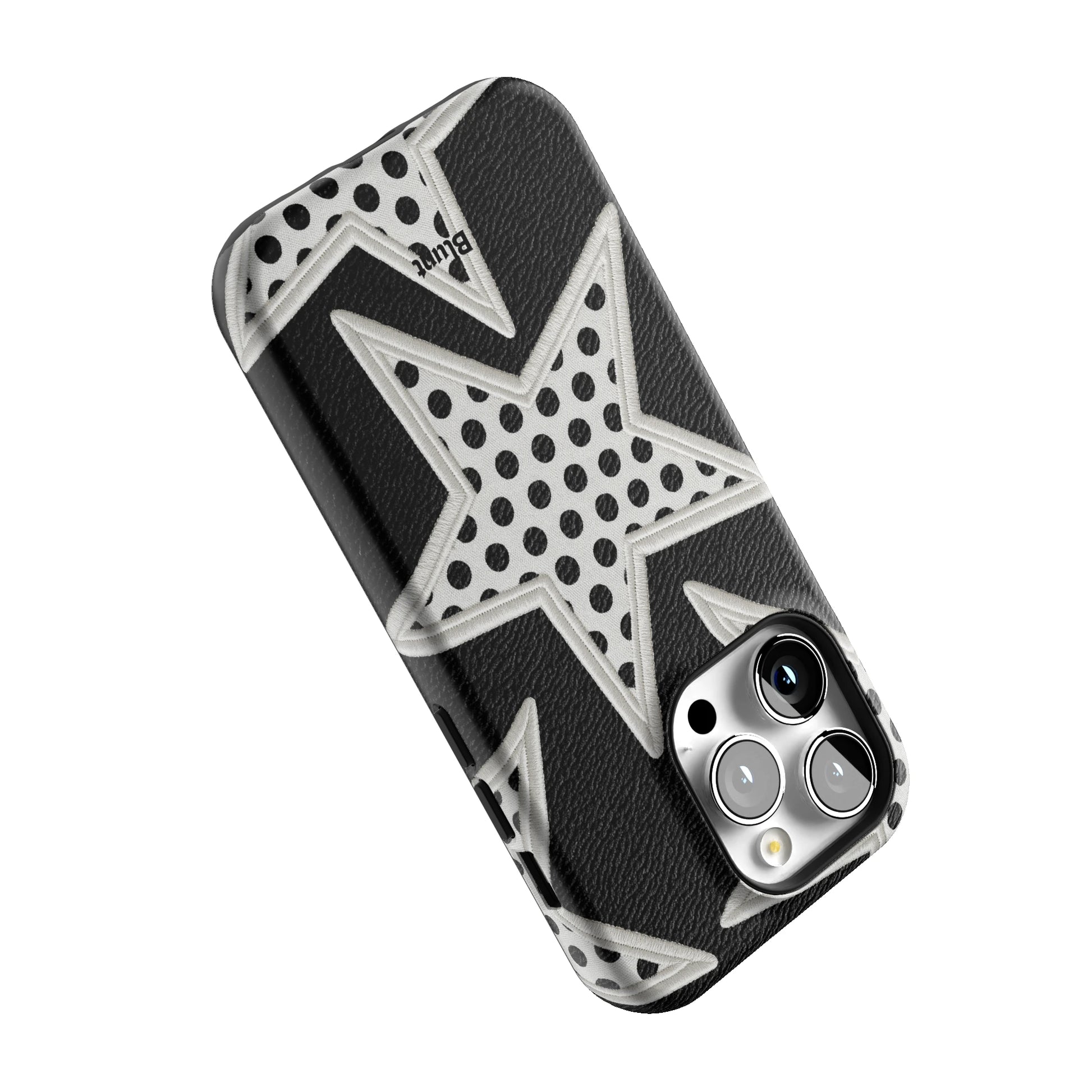 Noir Polka Star iPhone Case gallery - Iphone_14_Pro_5