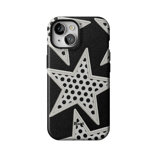 Noir Polka Star iPhone Case gallery - Iphone_15_Iphone_1