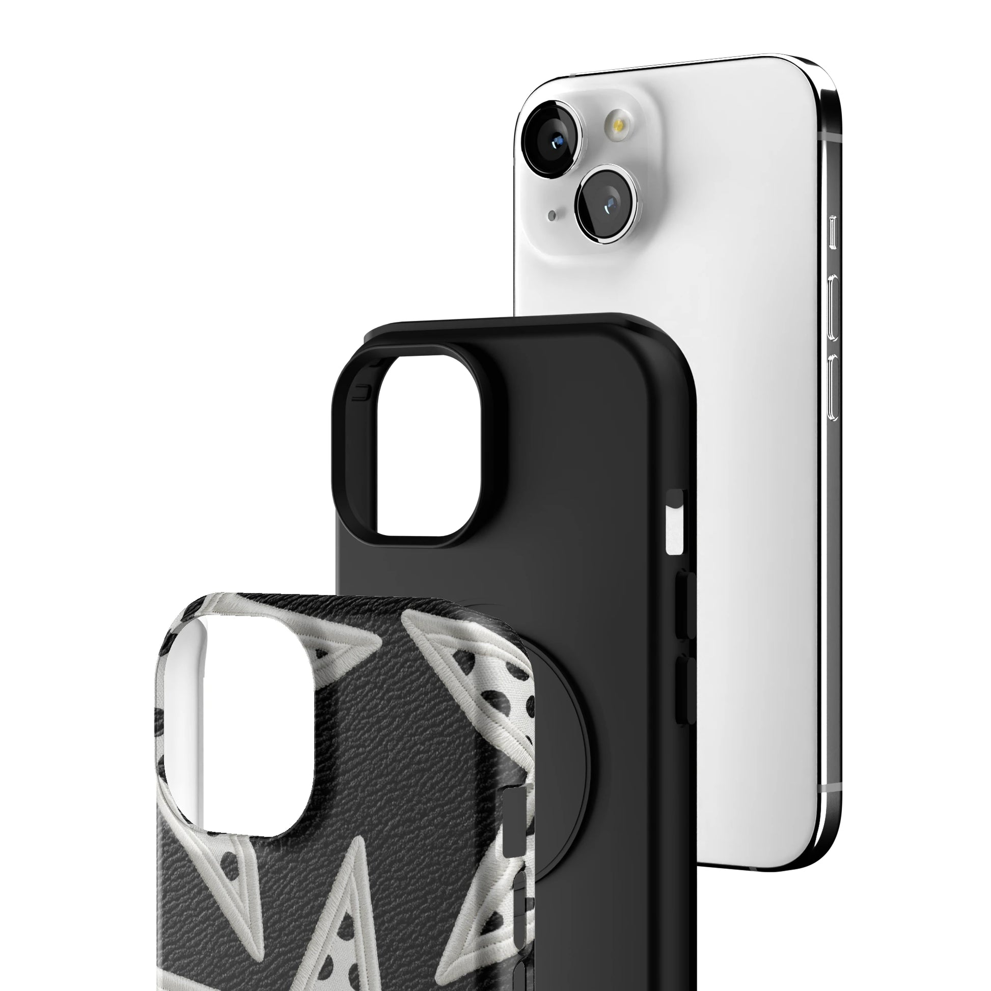 Noir Polka Star iPhone Case gallery - Iphone_15_Iphone_3