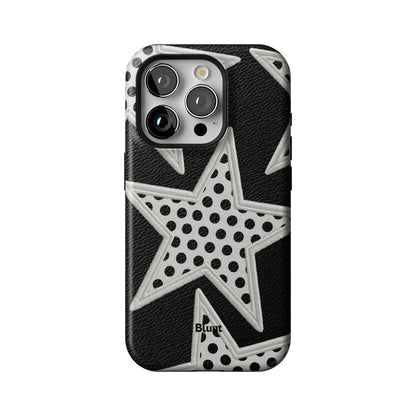 Noir Polka Star iPhone Case gallery - Iphone_15_Pro_1