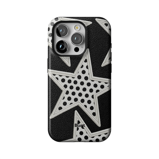 Noir Polka Star iPhone Case gallery - Iphone_15_Pro_1