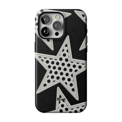 Noir Polka Star iPhone Case gallery - Iphone_15_Pro_Max_1