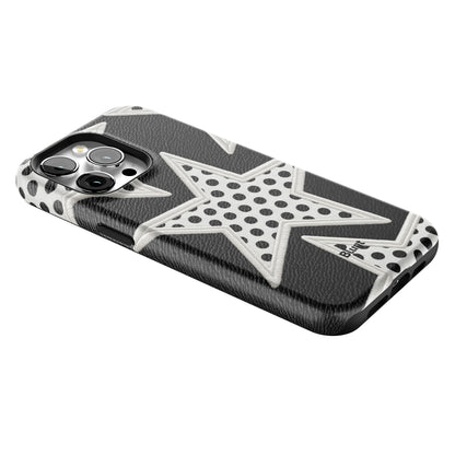 Noir Polka Star iPhone Case gallery - Iphone_15_Pro_Max_2