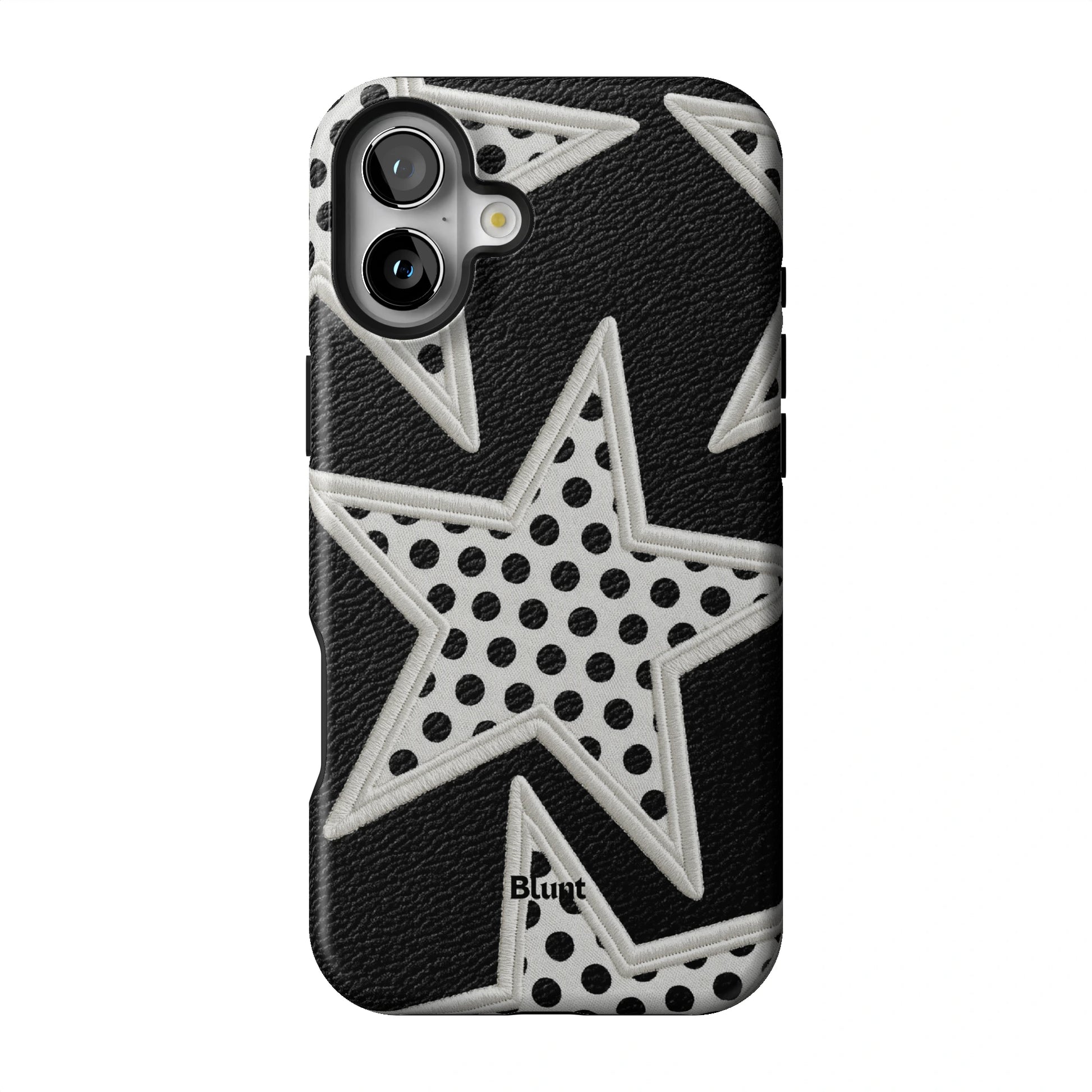 Noir Polka Star iPhone Case gallery - Iphone_16_Mini_Air_Plus_1