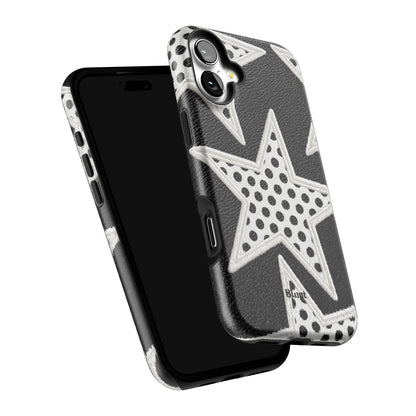 Noir Polka Star iPhone Case gallery - Iphone_16_Mini_Air_Plus_6