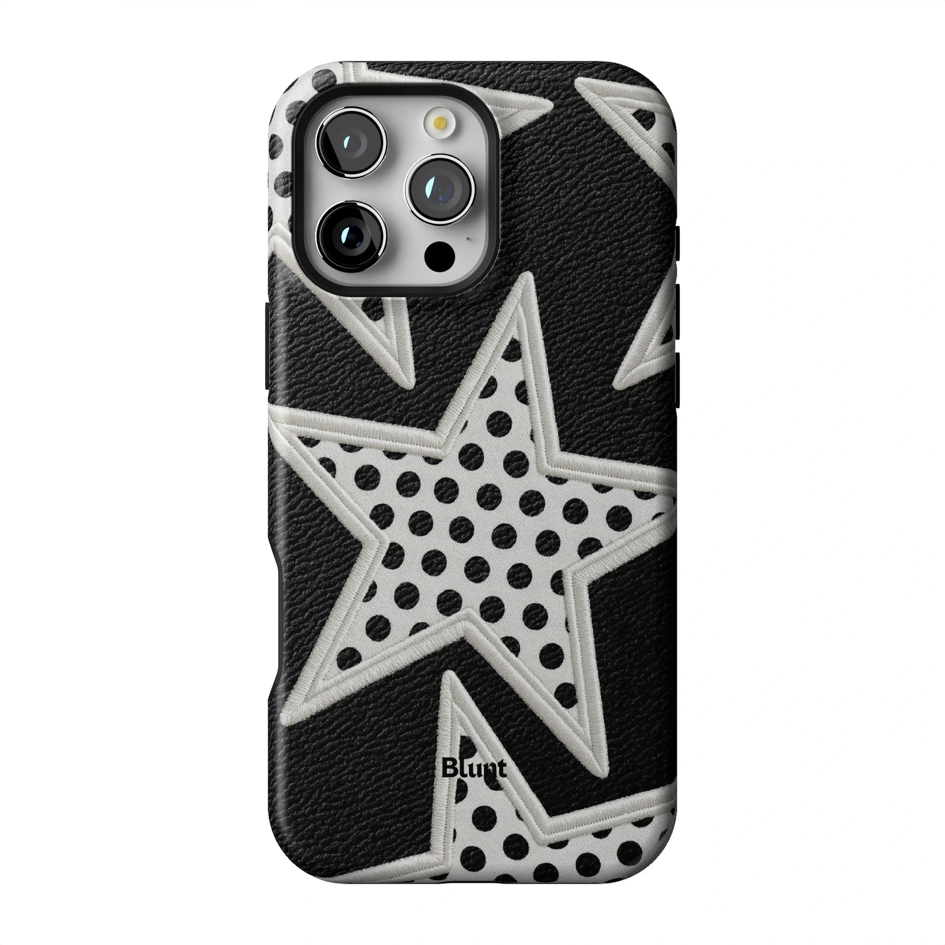 Noir Polka Star iPhone Case gallery - Iphone_16_Pro_Max_1