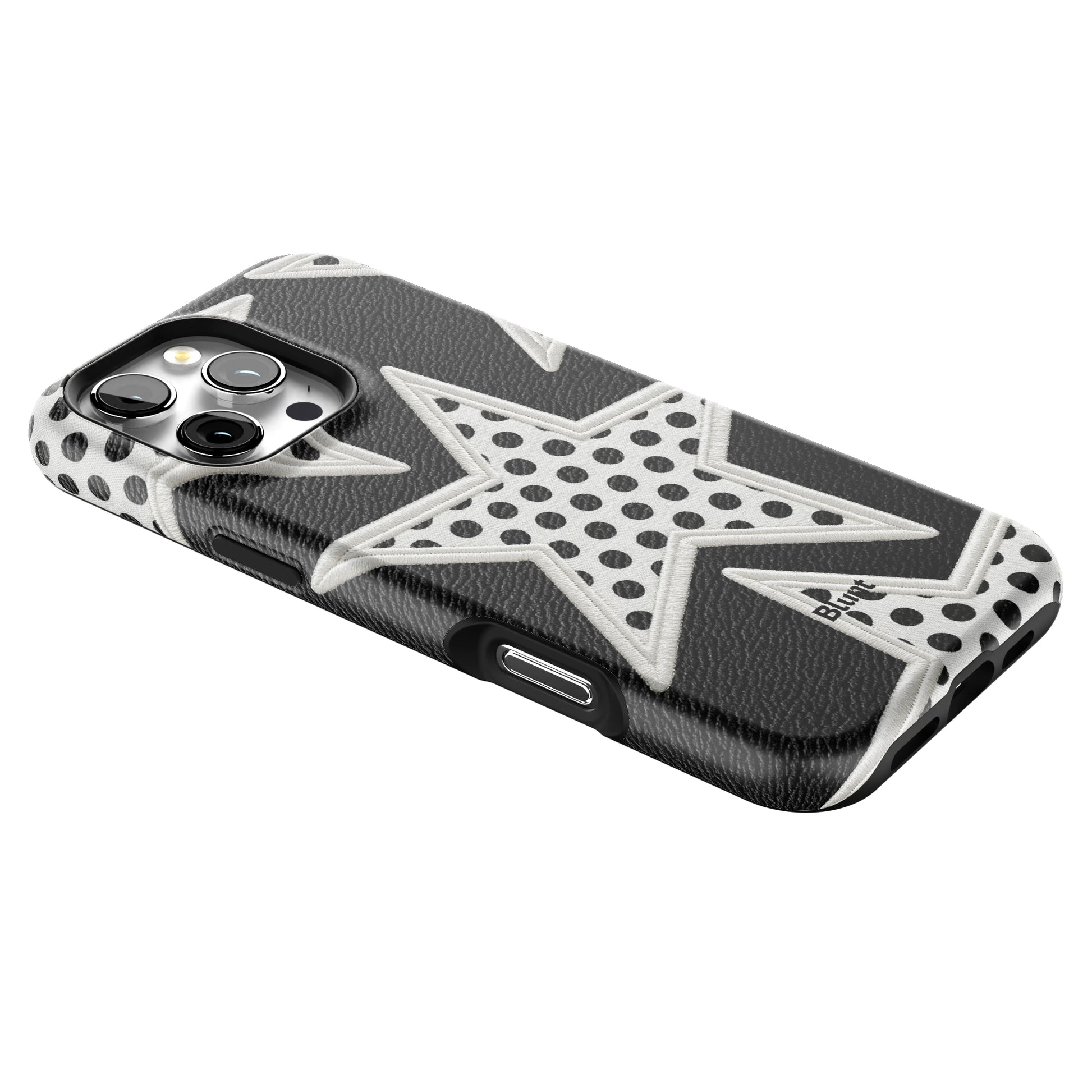 Noir Polka Star iPhone Case gallery - Iphone_16_Pro_Max_2