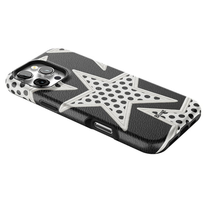 Noir Polka Star iPhone Case gallery - Iphone_16_Pro_Max_2