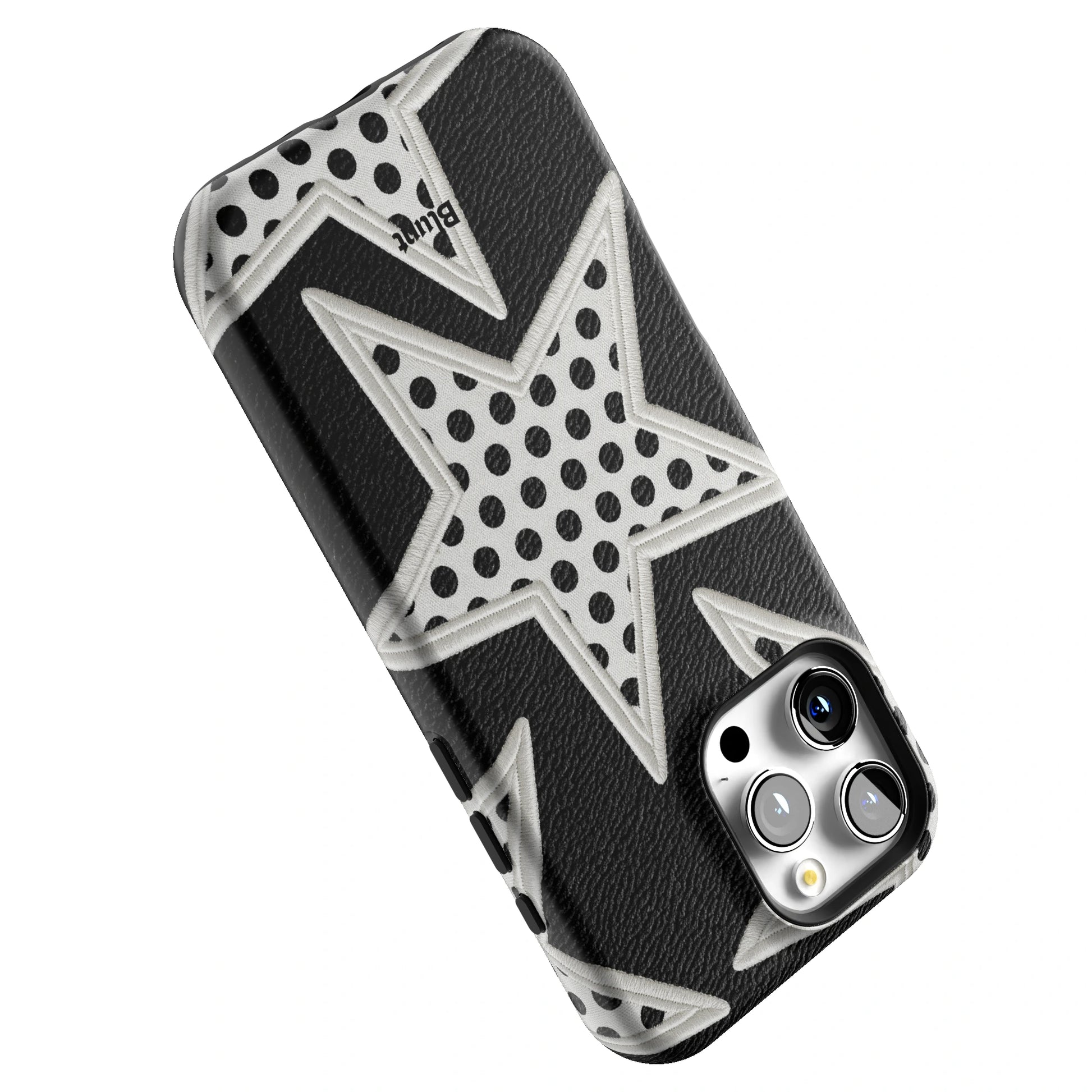 Noir Polka Star iPhone Case gallery - Iphone_16_Pro_Max_5