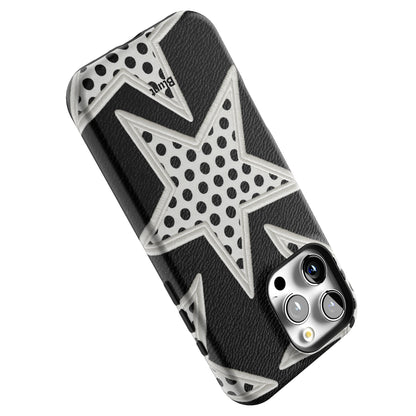 Noir Polka Star iPhone Case gallery - Iphone_16_Pro_Max_5