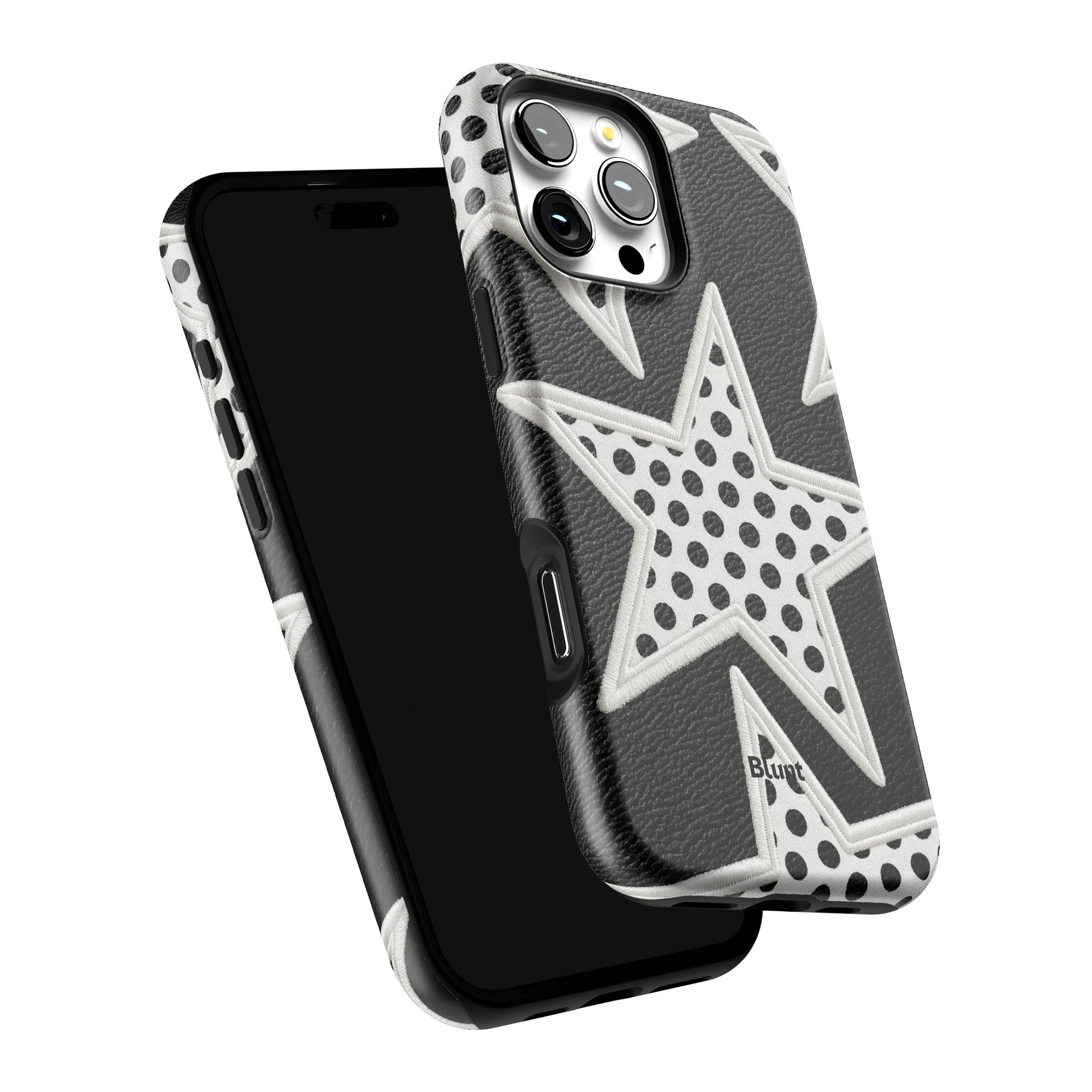 Noir Polka Star iPhone Case gallery - Iphone_16_Pro_Max_6