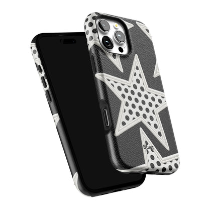 Noir Polka Star iPhone Case gallery - Iphone_16_Pro_Max_6