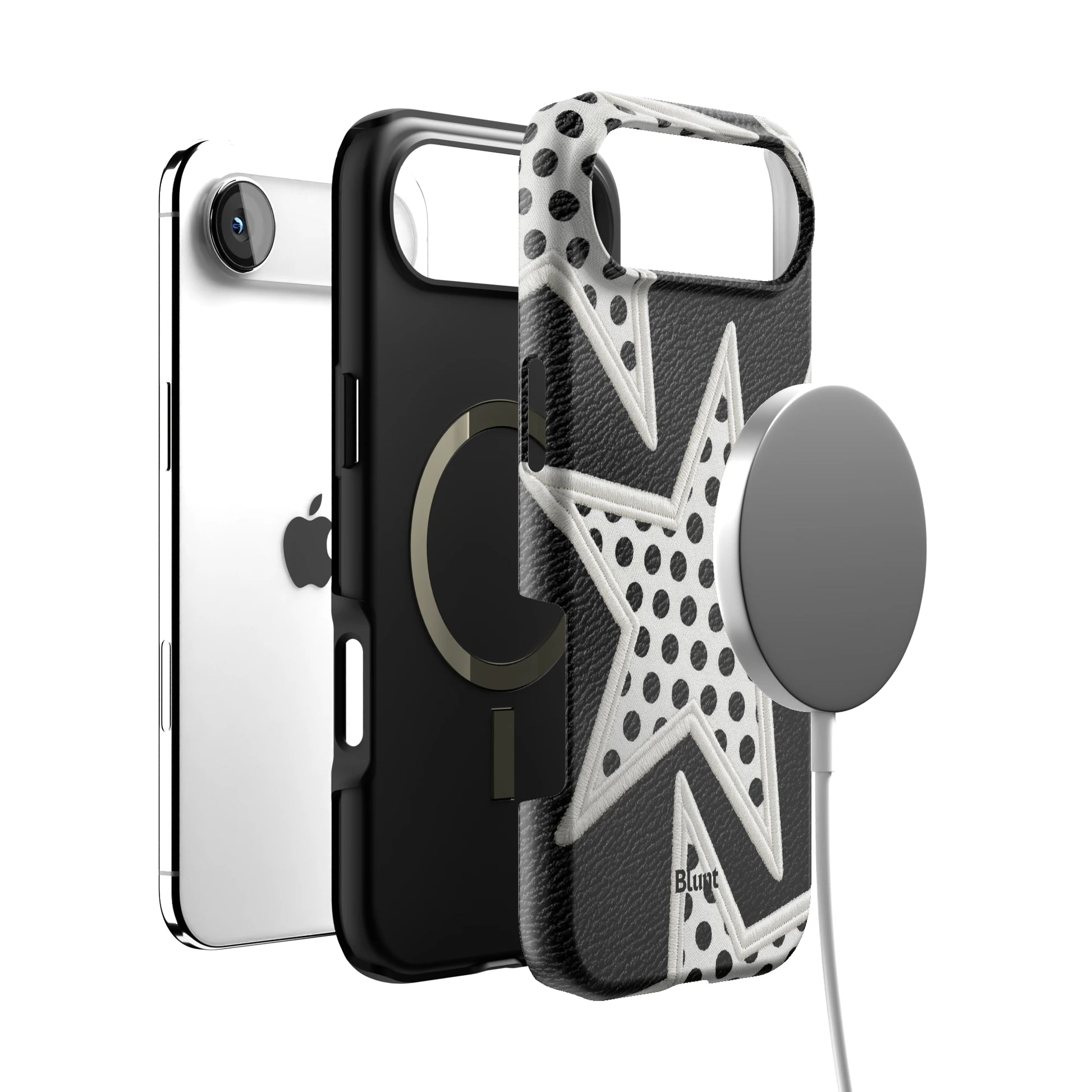 Noir Polka Star iPhone Case gallery - Iphone_17_Air_4