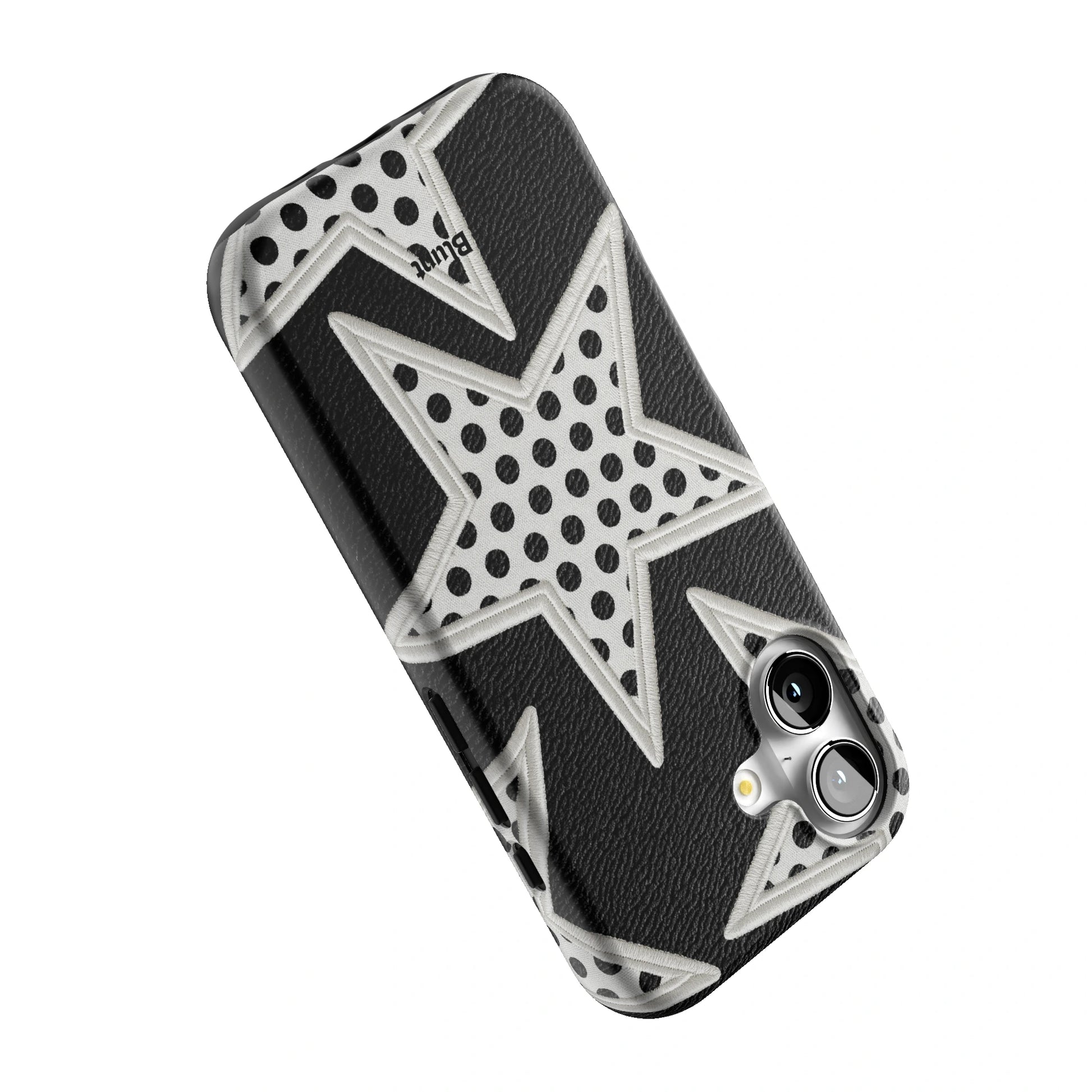 Noir Polka Star iPhone Case gallery - Iphone_17_Iphone_5