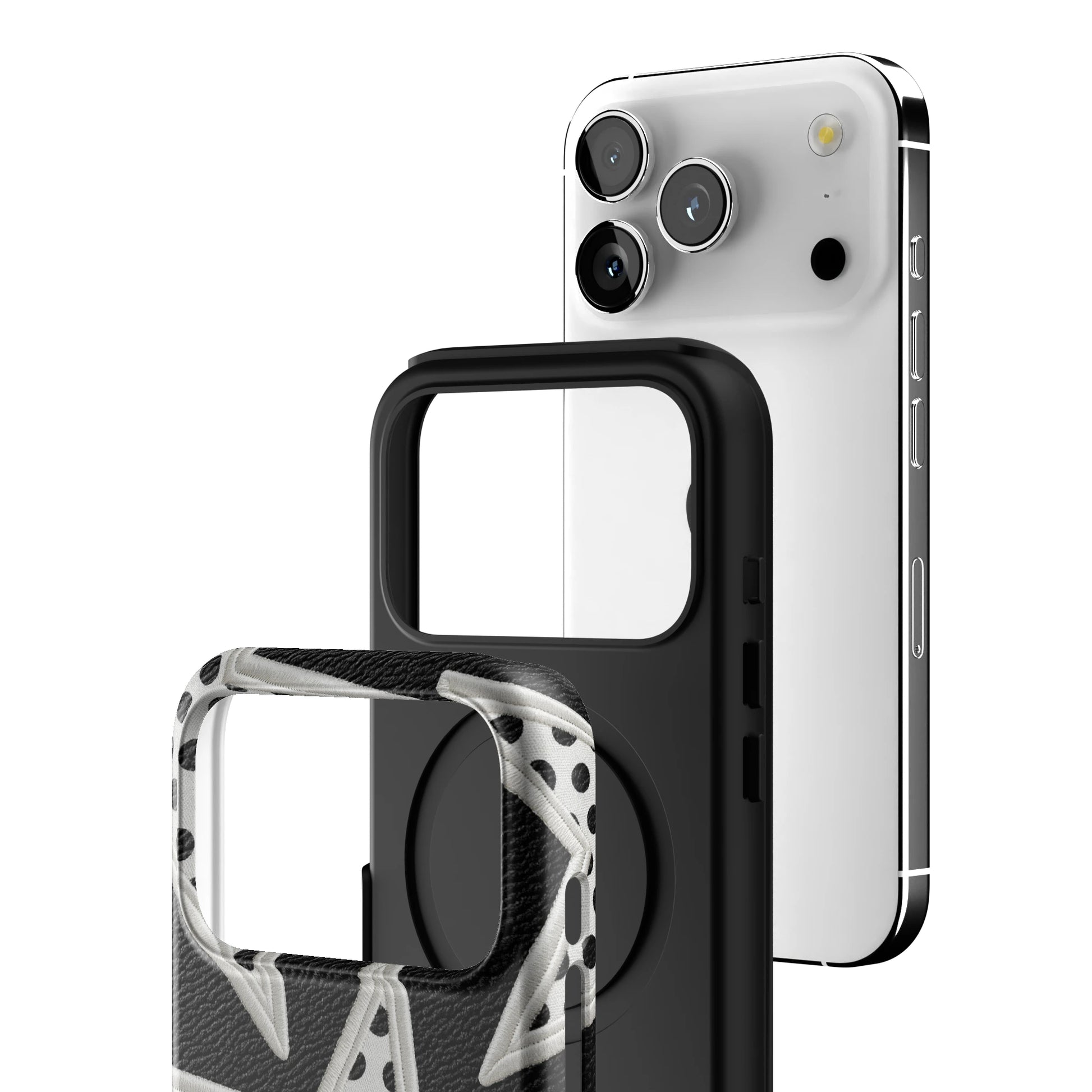 Noir Polka Star iPhone Case gallery - Iphone_17_Pro_3