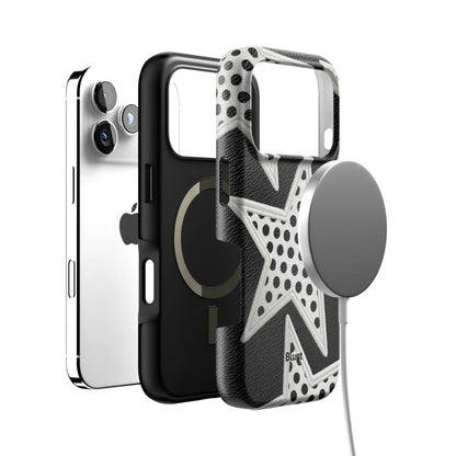 Noir Polka Star iPhone Case gallery - Iphone_17_Pro_4