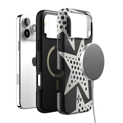Noir Polka Star iPhone Case gallery - Iphone_17_Pro_Max_4