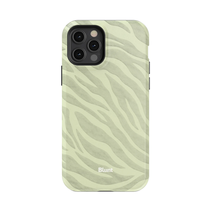 Sage Zebra iPhone Case